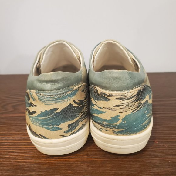 Dogo Lost at Sea Vegan Leather Kids Sneakers Shoes Size 33 (US 2) Made in Turkey - Picture 5 of 11